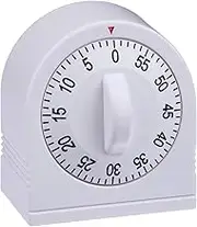 Cuisena 98584 Mechanical Timer, White/Black