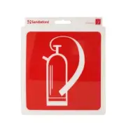 Sandleford 152mm Fire Extinguisher Self Adhesive Sign