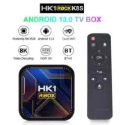Android 13 HK1 Smart TV Box WIFI 2.4G& 5G Quad Core HD Bluetooth Media Player