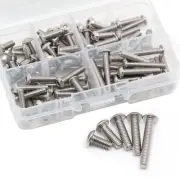 5/16-18 x 1/2", 5/8", 3/4", 7/8", 1" Button Head Socket Screws, Stainless Ste...