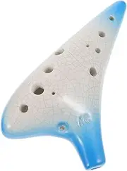 JOINPAYA 12-hole Ocarina Flute C-tone for Music Learners Beautiful Gradual Craftsmanship