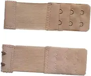 [Ipetboom] 6pcs Comfortable Extenders Elastic Lengthened Extension Buckle Hooks Apricot for Women for Maternity Weight and Tight Bras