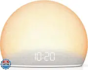 HOUSBAY Sunrise Alarm Clock, White Noise Sound Machine, Cozy Light, Nature So