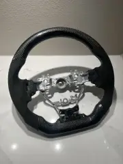 Carbon Fiber Flat Bottom Steering Wheel For 2014+ Lexus IS RC NX GSF RCF