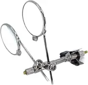 Loop Magnifying Glass Clip on Magnifier 5x/10x with Clip Jeweler Magnifying Glasses for Jewelers Mechanics Soldering Parts