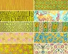 Kaffe Fassett Cotton Mix & Match 10 of 10" x 10" Layer Cakes - All Colours