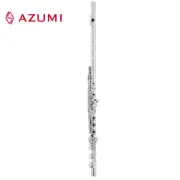 Azumi AZ3SRBEO-C Open Hole Sterling Silver Professional Flute with French Case