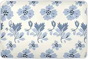 William Morris Style Cat Paw Baby Blue Bed Underpads Soft Absorbent Bed Wetting Pad Breathable Cradle Mattress for Infant Toddler , 52" L x 34" W para viajar
