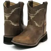 Smoky Mountain Kids' Toddler Logan Barbwire Cowboy Boots