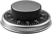 Mechanical Kitchen Timer, Stainless