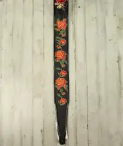 NEW Jodi Head Stella Rose Guitar Strap - Stella Black