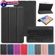 Leather Case Stand Cover For Samsung Galaxy Tab S6 Lite 2024/22+Backlit Keyboard