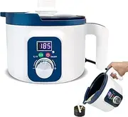 Candle Making Wax Melting Pot with Spout, 1.8L Capacity, DIY Candle Making Supplies