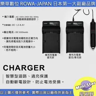 星視野 免運 ROWA 樂華 Sony FW50 充電器 A5100 A7II NEX7 NEX6 NEX5R