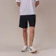 GIORDANO 男裝吸濕排汗冰涼感短褲 B-SPORTS系列 - 16 標誌黑