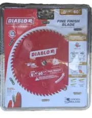 Diablo 8-1/4 in. 60-Tooth Fine Finish Circular Saw Blade (D0860X)