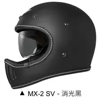 在飛比找蝦皮商城優惠-M2R MX-2 SV 安全帽 MX2 SV 素色 消光黑 