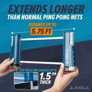 Retractable Portable Table Tennis Net - Ping Pong Net for Any Table