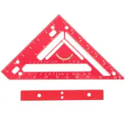 Woodworking Tools Ruler Triangular for Carpentry Multi-functional Measuring