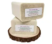 2 lb OATMEAL MELT AND POUR SOAP All Natural Base Exfoliating Sensitive Vegan
