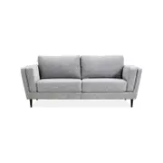Skylar 3 Seater Sofa Fabric Uplholstered Lounge Couch - Pepper
