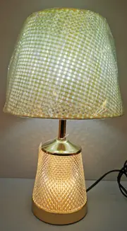 Home Decor Bedside Desktop Table Lamp Metal Base Color Shade 25*41 cm