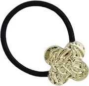 Metal Hair Tie,Hair Cuff Geometric Pony Tail Holders Ponytail Cuff - Pony Tail Holders, Metal Hair Ties, Gold Hair Cuff For Daily And Special Occasions