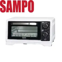 在飛比找momo購物網優惠-【SAMPO 聲寶】9L旋鈕式定時溫控烘烤電烤箱 -(KZ-