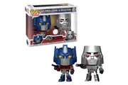 Funko POP Transformers Optimus Prime & Megatron Metallic 2 Pack Vinyl Figure