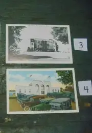 2 POSTCARDS Adams House Marblehead High School East Pepperell Mass WALTER STOUT