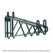 Metro 2WS24K3 Super Erecta Post-Type Wall Mount Double Shelf Support for 24" Wi