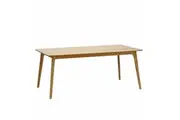 6IXTY Convair Scandinavian Oak Rectangular Dining Table - 150cm