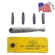 Chapman MFG #2021 Pocket Screwdriver Set USA MADE