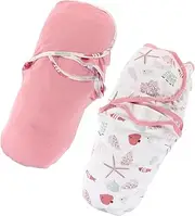 SUPVOX 2Pcs Soft Swaddle Wrap for Newborns Sack for Use for Month Boy Girl