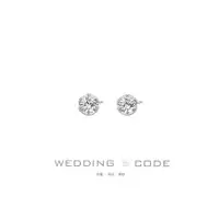 在飛比找蝦皮商城優惠-【WEDDING CODE】0.20克拉 鑽石耳環 3120