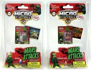 (Set of 2) Worlds Smallest MARS ATTACKS Martian/Victim Micro Action Figure