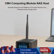 CM4 Computing Module NAS Network Storage Server SATA Interface 2" LCD Screen US