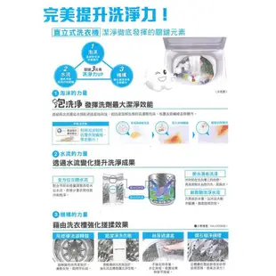 【誠明家電】Panasonic國際牌 16KG 變頻直立式洗衣機 NA-V160GBS-S 不鏽鋼(訂製商品需聊聊問貨)