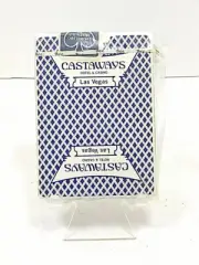 Castaways Hotel Casino Playing Cards Las Vegas Bee 92 Blue SEALED Unused Deck