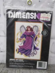 NIP Unopened Vintage Dimensions Counted Cross Stitch Kit "Angel Of Light" 6669