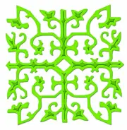 Spellbinders Shapeabilities Die D-lites GRATE WORKS CUT EMBOSS STENCIL S2-019