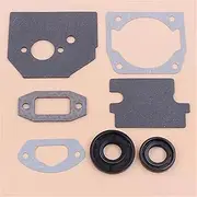 Cylinder Carburetor Intake Gasket Oil Seal Kit Chinese 4500 5200 5800 45CC 52CC 58CC Chainsaw Gasket Replacement Set Mower Carburetor Parts