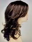 SELENA Envy Wig 5*S AMARETTO+CREAM 30%HUMAN/70%SYNTHCurlIronHEATOK BESTPRICES