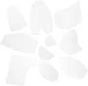 GRADENEVE 10pcs Memory Bear Sewing Template Rulers Durable Craft Making Patterns for DIY Projects for Creative Quilting and Patchwork Activities