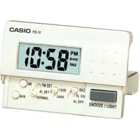 在飛比找蝦皮購物優惠-CASIO PQ-10-7 電子字幕鬧鐘 (附台灣卡西歐原廠