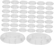Gatuida 100Pcs Fishing Lure Stopper Discs Durable Lightweight Fishing Gear for Sliding Float Techniques Easy to Carry for Anglers