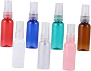 Mini Perfume Bottles Set 7 Pack Refillable Oil Spray Bottle Aluminium Toiletry Bottles 30ml Spray Bottle Funnel Random