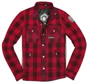 HolyFreedom Lumberjack Motorcycle Textile Jacket, red, Size M for Men