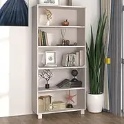 HAMAR Solid Pine Wood Highboard, Versatile Storage Cabinet for Kitchen, Living Room, or Dining Area, Easy Assembly, White Finish