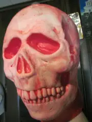 Ghost Bone and Blood Red Skull Latex Mask Horror Legends Studios Not Don Post